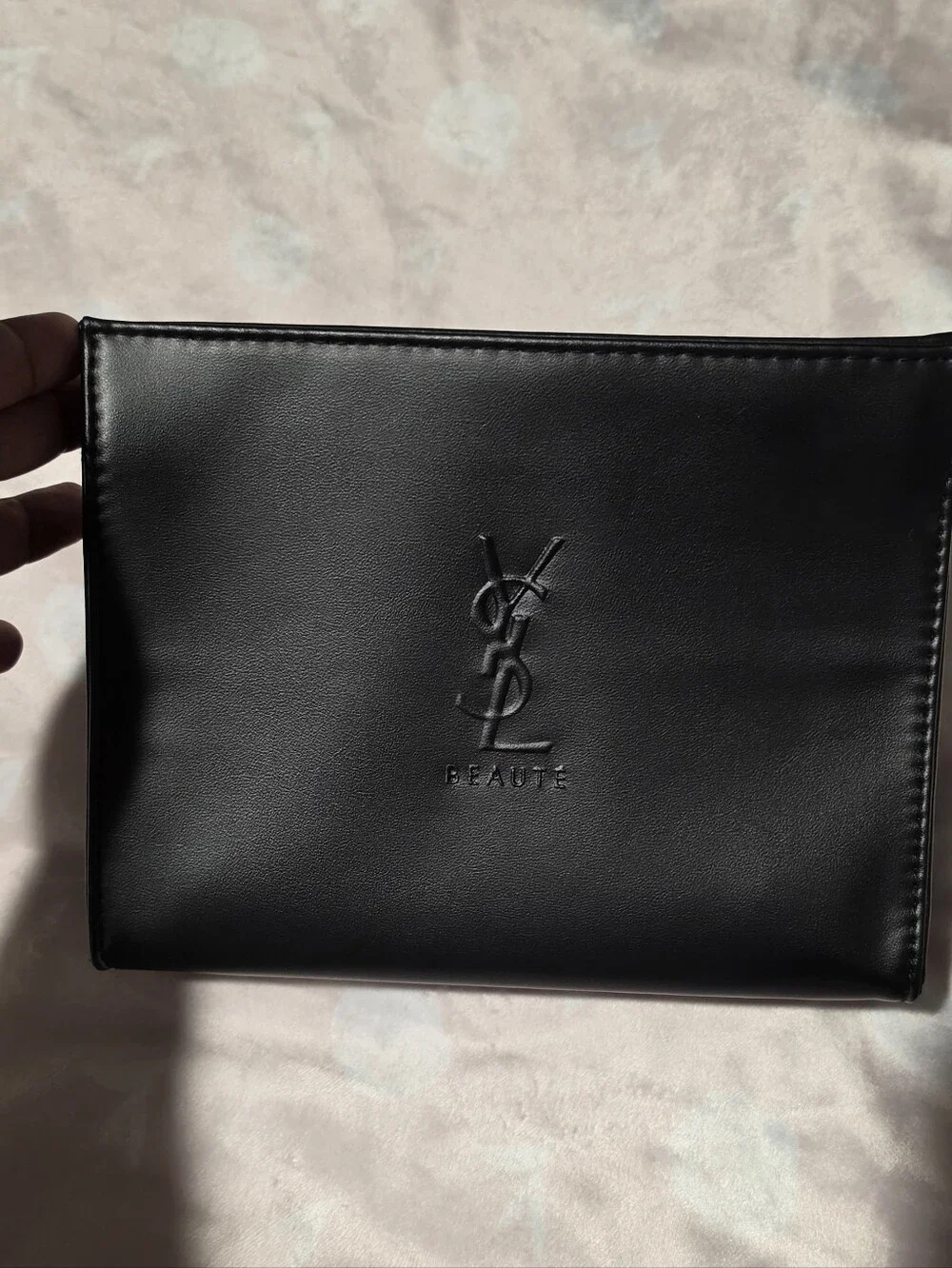 YSL Beauté Black Cosmetic Makeup Pouch Bag – YSL Beauty